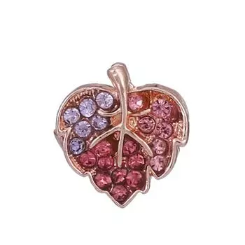 4 шт./лот посеребренные бусины, сверкающие цветы, листья, подвески в форме сердца, подходят для оригинального бренда, браслеты, ожерелья для женщин, изготовление ювелирных изделий 4pcs