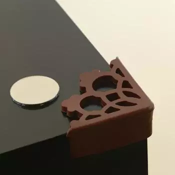 4 шт./лот силиконовый ажурный цветочный узор мягкий для защиты углов стола защитный чехол для края стола белый