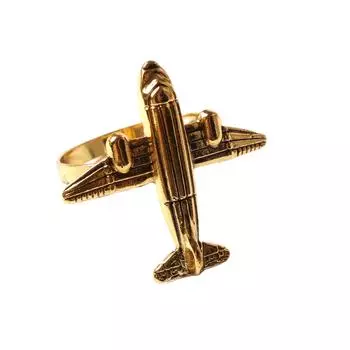 4 шт./лот современные кольца для салфеток в виде самолета, транспортные кольца для салфеток, набор для отеля, пряжка для салфеток из сплава, свадебные принадлежности золотой
