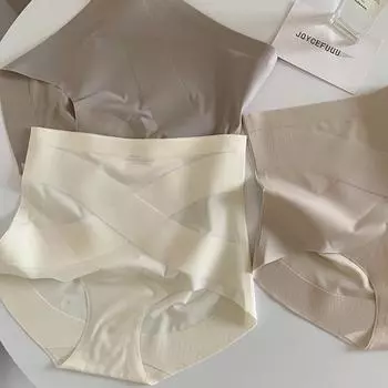 4 шт./лот трусики женские легкие пластиковые узкие трусики с высокой талией шелковые трусы нижнее белье для женщин трусы нижнее белье XL