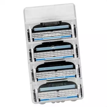 4 шт./лот, высококачественные лезвия для бритвы, совместимые с Gillettee Mache 3, лезвие для бритья для мужчин, уход за лицом