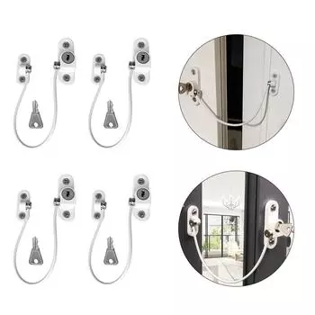 4 шт./лот, защита детей, безопасность ребенка, оконный замок, ограничитель окна, замки, детский замок для безопасности детей