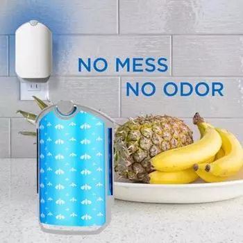 4 шт., ловушка для насекомых, без химикатов, ловушка для насекомых, долговечный синий запасной картридж без запаха, комплект для ZEVO M364 4pcs