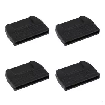 4 шт., лямки для рюкзака, зажимы для ремня, наконечники, черные, 20 мм / 25 мм, 30 мм 20mm
