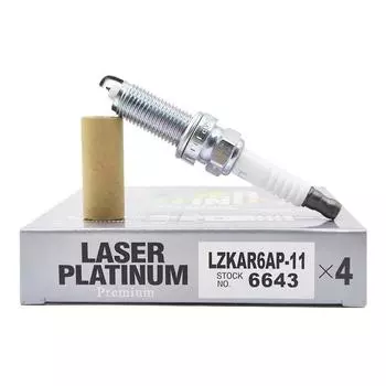 4 шт. LZKAR6AP-11 6643 платиновые свечи зажигания для Nissan X-Trail March Qashqai Micra Note NV200 Cube Livina LZKAR6AP11-6643 4pcs