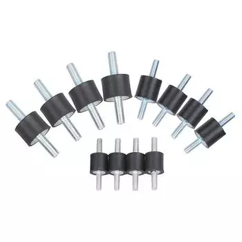 4 шт. M5/M6/M8 резиновые стальные крепления антивибрационный амортизатор для воздушных компрессоров водяных насосов сварочный аппарат 20*20mm