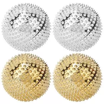 4 шт., магнитный массажный шарик для рук, колючий ролик, инструменты для снятия давления