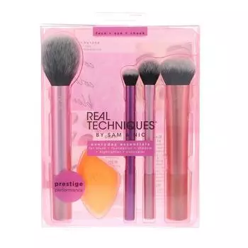 4 шт. Макияж Основа Подводка для бровей Румяна Косметика Консилер Кисти розовый