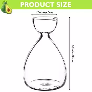 4 шт. Маленькая ваза для семян авокадо, набор для выращивания авокадового дерева, ваза для рассады семян авокадо, горшок для рассады, легкое семя