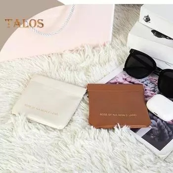 4 шт., маленькие косметички, однотонные, износостойкие, легко чистящиеся, мешочек для помады, мини-карманный органайзер для монет, кабелей для наушников A