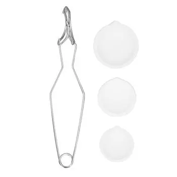 4 шт. Маленький кварцевый тигель, набор, термостойкость, практичный маленький плавильный тигель, чаша, набор чашек для