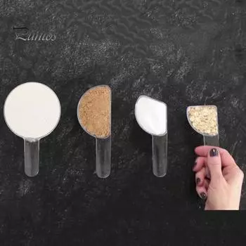 4 шт., мерная ложка, прозрачная мерная ложка, набор со шкалой, штабелируемый дизайн, измерительные инструменты для кухни 4pcs