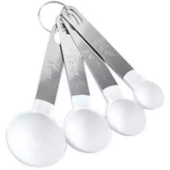 4 шт. мерные чашки из нержавеющей стали ложки кухонные принадлежности для выпечки measuringcup