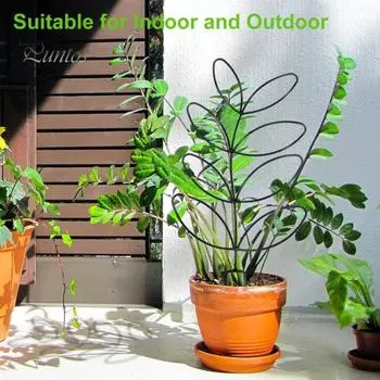 4 шт. Металлическая решетка для растений, антикоррозийная опорная рама для вьющихся растений, многоразовая, простая в установке пергола для монстеры, потоса, филодендрона 4pcs