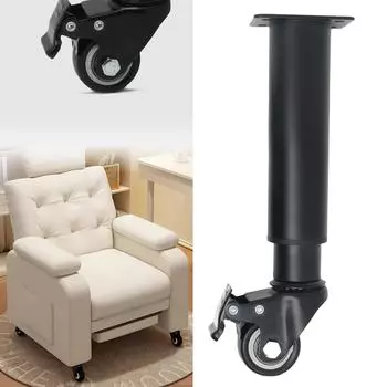 4 шт. Металлические регулируемые ножки для мебели с тормозными поворотными роликами, ножки стола, прочные сменные опорные ножки, прочные A