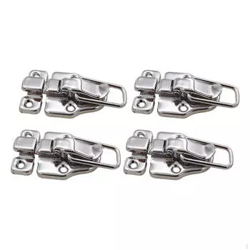 4 шт. Металлический тумблер для багажника/коробки с большой петлей и застежкой-застежкой, отверстие диаметром 5 мм, размер 39x59 мм
