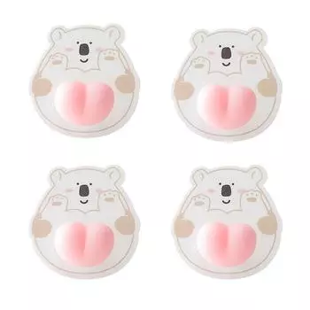 4 шт. Милая игрушка-сдавливание в виде белого медведя, собаки, сделай сам, наклейка на бампер, мягкая, мягкая, для снятия стресса, новинка для детей и взрослых