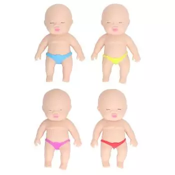 4 шт. Милая мягкая игрушка-кукла TPR для офиса, растягивающаяся на песке, для снятия стресса и беспокойства, сенсорная