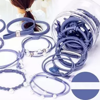 4 шт., милая женская модная многоцветная версия трендового головного убора для волос для девочек 4PCS(random type) чёрный