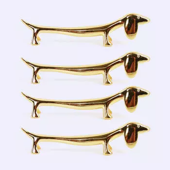 4 шт., милый держатель для ложки и палочек для еды в виде оленя, многоразовый многофункциональный набор для кухонной утвари deer