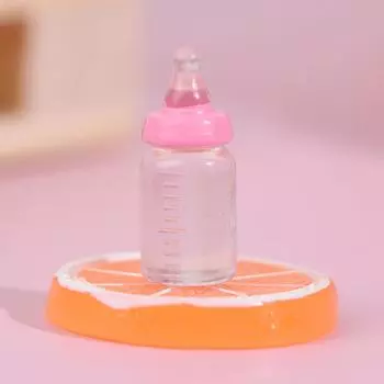 4 шт. Мини-бутылочка для молока 1:12 Миниатюрный кукольный домик Детская молочная бутылочка Декор для кукольного домика