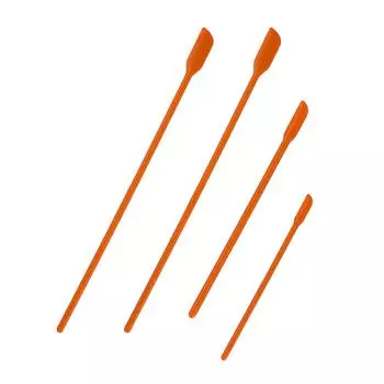 4 шт. Мини-шпатель из пищевого материала, силиконовый, легко моется, маленький, силиконовый, мини