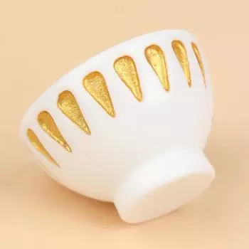 4 шт. Миниатюрная круглая миска в масштабе 1/12 для кукольного домика, кухонный столовый аксессуар синий