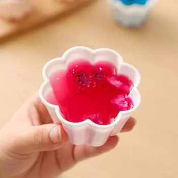 4 шт. Миниатюрные формы для пудинга в форме цветка, набор антипригарных форм для выпечки хлеба, торта, пирога, набор форм для домашней кухни, походов, ресторанов бежевый