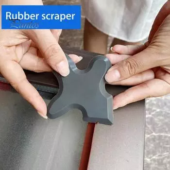 4 шт. многофункциональные скребки для быстрой обрезки клея с эргономичной ручкой, компактные портативные скребки для удаления клея и краски 4pcs