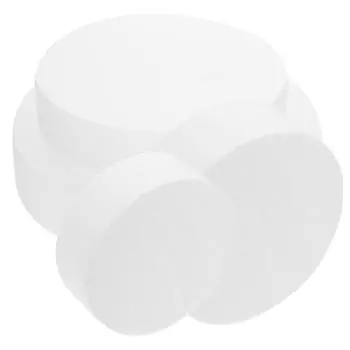 4 шт. Модель торта-эмбриона, набор для самостоятельного изготовления манекенов, свадебные пены, компактные фальшивые торты, аксессуары для вечеринок, украшения, встречи белый