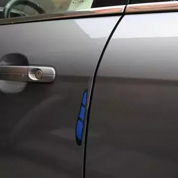 4 шт., мягкая полоса для автомобильного бампера, универсальная защитная лента для защиты бампера от царапин, защита от столкновений белый