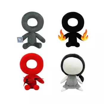 4 шт. Мягкие игрушки куклы вокруг комиксов, креативные декоративные подарочные украшения One Size