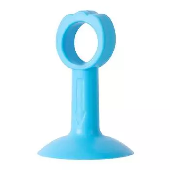 4 шт. Мягкий силикон Защита от повреждений Защита стен Дверная ручка Дверной упор Присоска Защита стен 4pcs blue