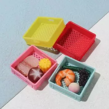 4 шт. мультяшная имитация корзины, сделай сам, аксессуары для волос, повязка на голову, брелок, чехол для мобильного телефона, аксессуары