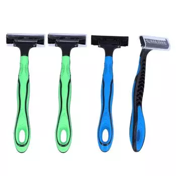 4 шт. Мужская бритва для волос на теле, портативное устройство для удаления волос под мышками и на ногах