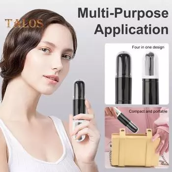 4 шт./набор 4-в-1 многофункциональная кисть для макияжа выдвижная основа рассыпчатая пудра тени для век румяна консилер косметическая кисть женские инструменты для макияжа бежевый