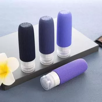 4 шт./набор 90 мл дорожный многоразовый флакон портативный герметичный многоразовый лосьон шампунь ополаскиватель для полости рта красный