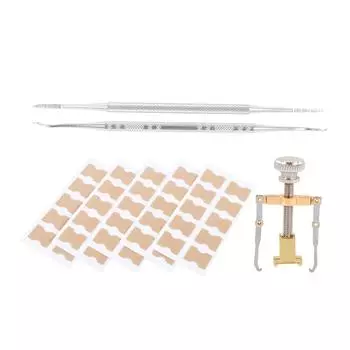 4 шт. Набор для коррекции вросшего ногтя на пальце ноги без клея для педикюра из нержавеющей стали, водонепроницаемый для вросшего ногтя на пальце ноги