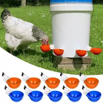 4 шт., набор для птиц, поилки, поилка, поилка для цыплят, утки, гуся