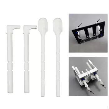 4 шт. Набор для смыва бачка унитаза Аксессуары для ванной комнаты Легко установить Смыв 12.2cm and 14.5cm