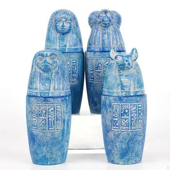 4 шт. Набор фигурок мумии, демонстрационные элементы, многоцелевые украшения, скульптуры для