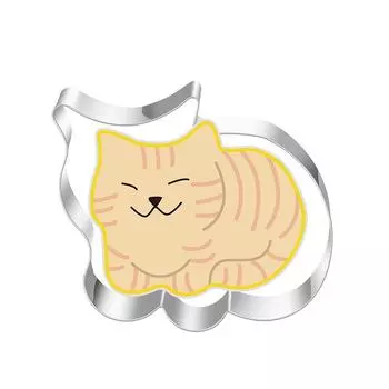 4 шт./набор формочек для печенья, симпатичная мультяшная кошка, формочки для печенья из нержавеющей стали, форма для печенья, помадка, штамп, инструменты для украшения десертов