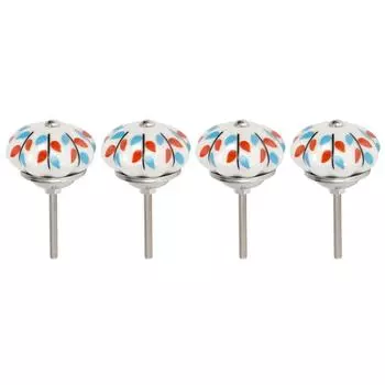 4 шт. / Набор керамическая ручка для дверцы шкафа для шкафа бытовая ручка для ящика шкафа Hardware1204