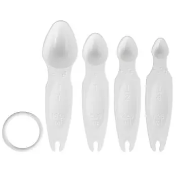 4 шт. набор мерных ложек Брайля чашка портативный кухонный инструмент для выпечки кулинарный аксессуар