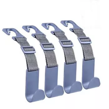 4 шт./набор Подвеска-держатель для сумки на спинку сиденья автомобиля с большой грузоподъемностью Для сумок, кошельков, пальто