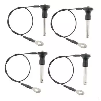 4 шт./набор штифтов из нержавеющей стали, диаметр кнопки. 6 мм, полезная длина 25 мм