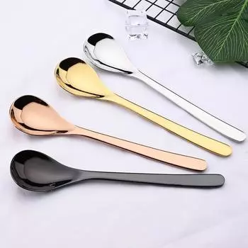 4 шт., набор столовых приборов из черного золота, набор столовых приборов из нержавеющей стали 304, набор ложек, обеденная ложка, набор посуды, вечерние, кухонное серебро серебряный