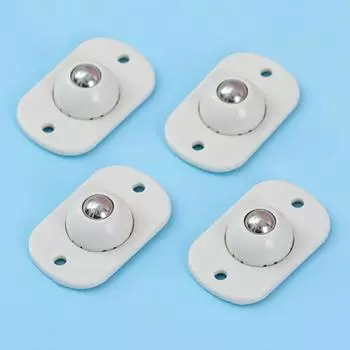 4 шт. набор, универсальный шкив, самоклеящиеся роликовые колеса, ящик для хранения мебели, липкий шкив, колеса шарикового типа, прилипающий шкив