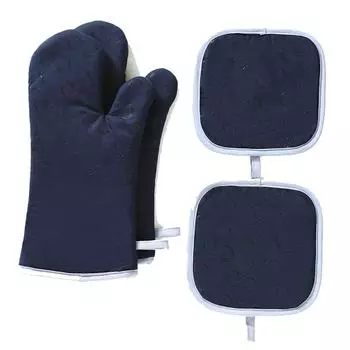 4 шт. наборы прихваток и прихваток для кастрюль термостойкая мягкая хлопковая подкладка с нескользящей поверхностью для кухни выпечки барбекю