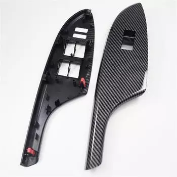 4 шт. Накладка на панель переключателя двери/окна для 2006-2013 Toyota Corolla LHD